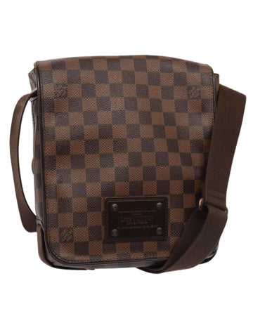 Damier Ebene Canvas Brooklyn PM Shoulder Bag