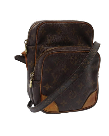 Monogram Canvas Shoulder Bag with Adjustable Strap