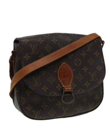 Monogram Canvas Shoulder Bag with Adjustable Strap