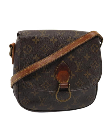 Monogram Canvas Shoulder Bag with Adjustable Strap
