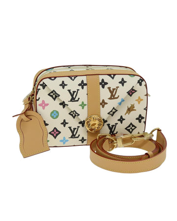 Monogram Canvas Shoulder Bag with Dust Bag and Name Tag