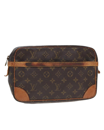 Monogram Canvas Clutch Bag with Fragrance Smell and Signs of Wear
