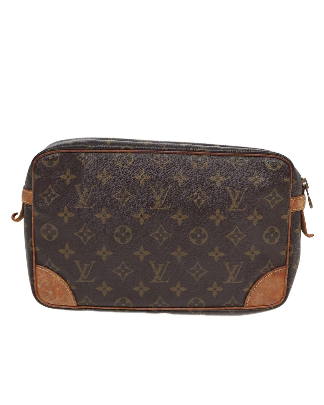 Monogram Canvas Clutch Bag with Fragrance Smell and Signs of Wear