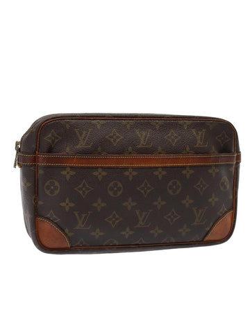 Monogram Canvas Clutch Bag with French Craftsmanship