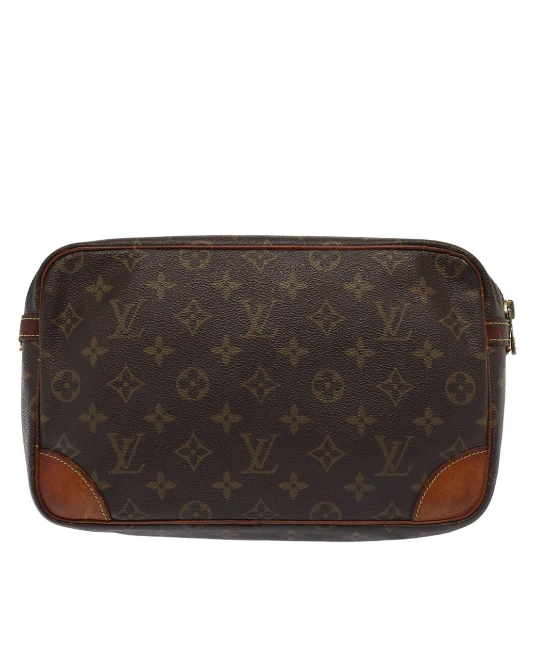 Monogram Canvas Clutch Bag with French Craftsmanship
