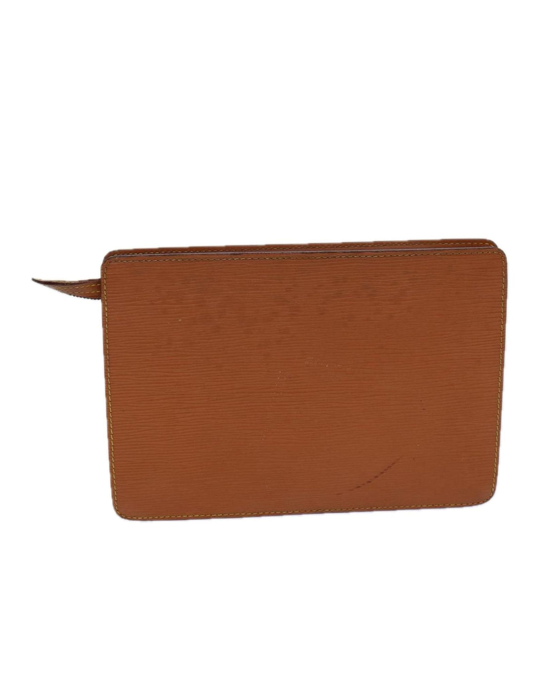 Epi Leather Pochette Homme Clutch Bag with Gold Zip