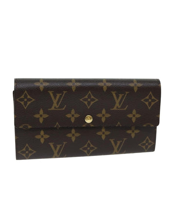 Monogram Canvas Long Wallet with Dust Bag and Item Box