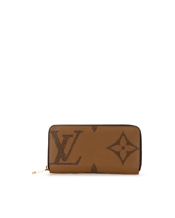 Monogram Canvas Zip-Around Wallet with Card Slots and Zip Pockets