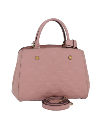 Monogram Empreinte Leather Montaigne BB Bag with Dust Bag and Shoulder Strap