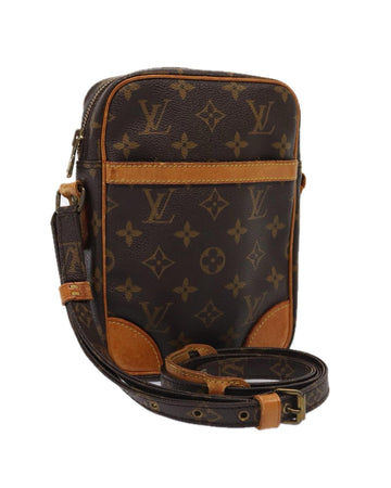 Monogram Canvas Shoulder Bag with Adjustable Strap