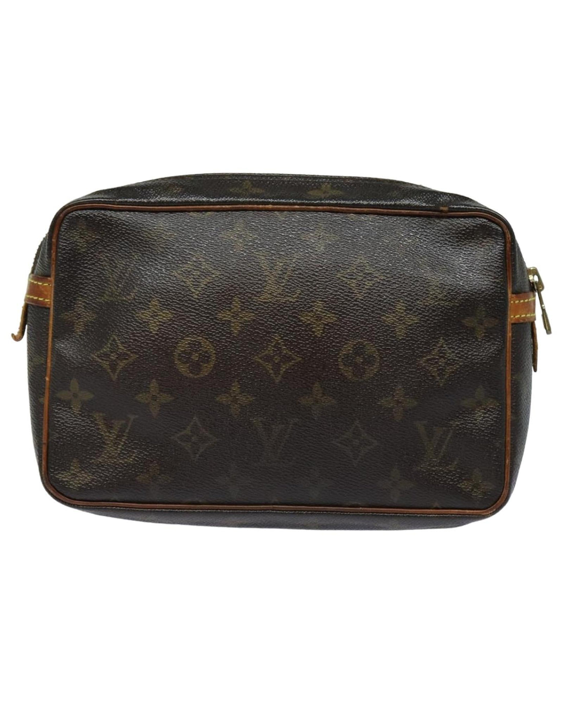 Monogram Canvas Clutch Bag with Classic Design
