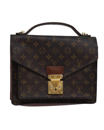 Vintage Monogram Canvas Hand Bag with 2-Way Carry Option