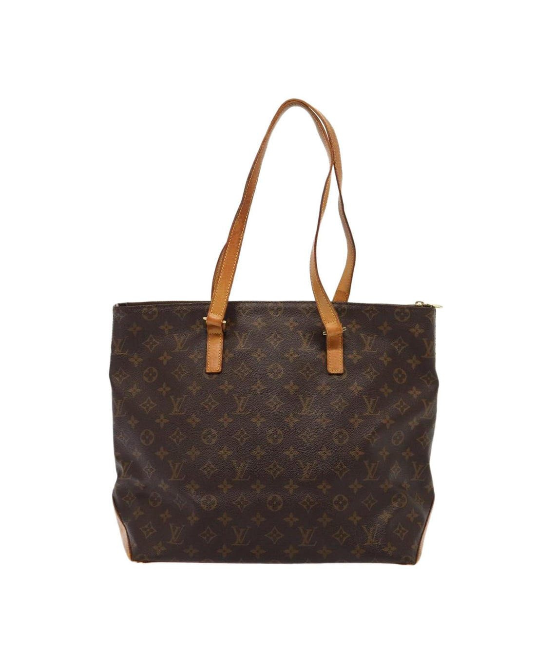 Monogram Canvas Tote Bag with Dual Shoulder Straps