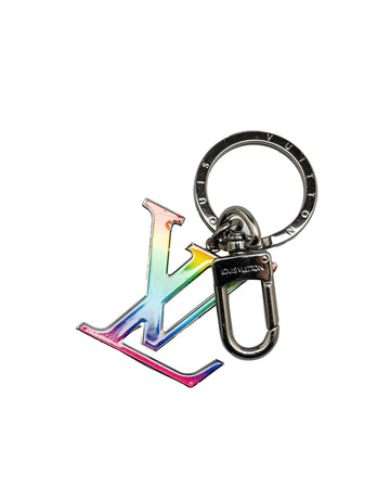 Silver Plated Rainbow Key Ring and Bag Charm
