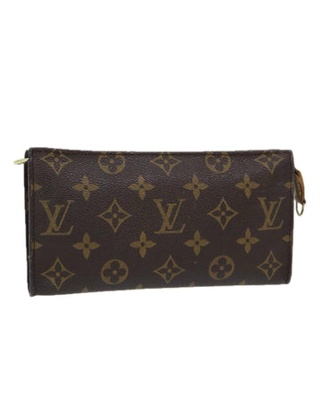 Monogram Canvas Accessory Pouch with Surface Frubbing and Slight Lose Shape