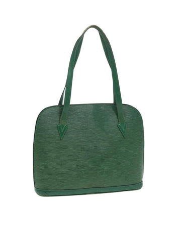 Epi Leather Shoulder Bag with Adjustable Strap