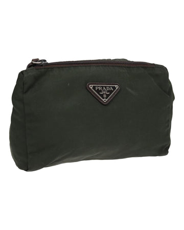 Nylon Pouch with Rubbing and Slight Stain from Italy