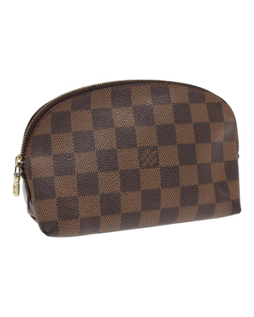 Damier Ebene Canvas Cosmetic Pouch