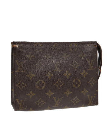 Monogram Canvas Poche Toilette Pouch with Classic Design