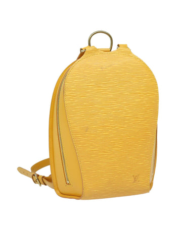 Epi Leather Backpack with Minimalist Design