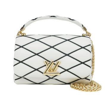 Louis Vuitton GO-14MM Shoulder Bag Hand Black X White M22890