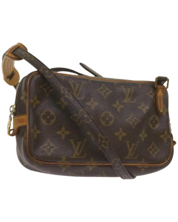 Monogram Canvas Shoulder Bag with Adjustable Strap