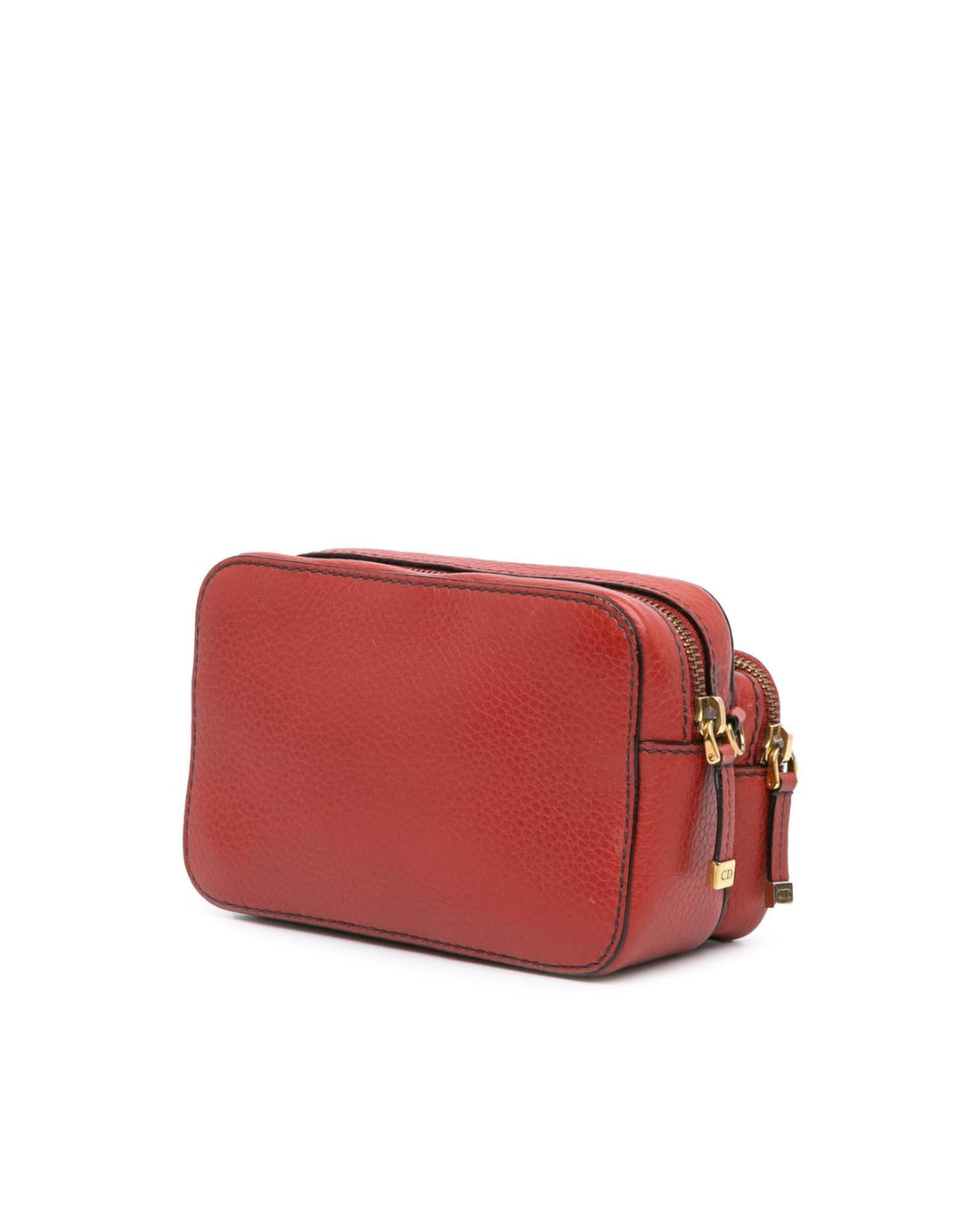 Leather Crossbody Camera Bag with Detachable Strap