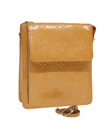 Monogram Vernis Motto Pouch Marshmallow Pink