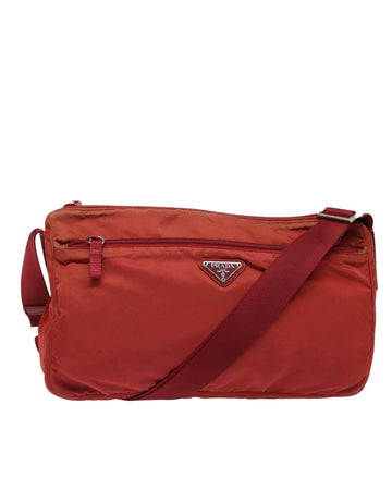 Nylon Shoulder Bag with  Detailing