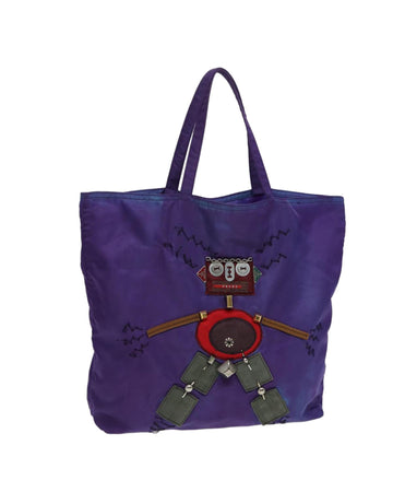Nylon Tote Bag with  Design