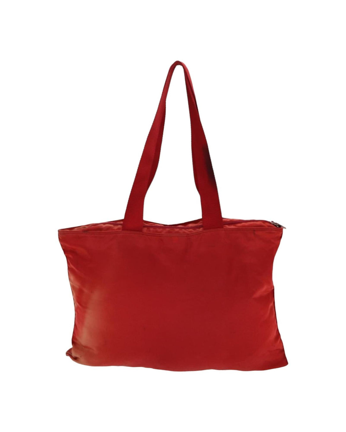 Luxury Nylon Tote Bag with Silver Accents