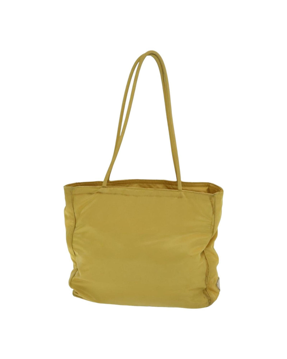 Nylon Tote Bag with Silver Accents