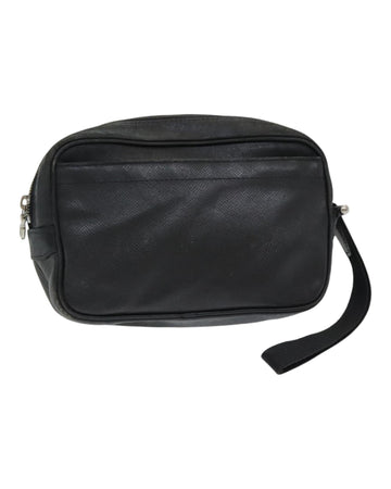 Taiga Leather Clutch Bag with  Detailing