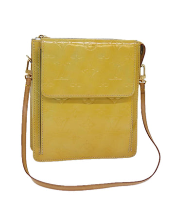 Monogram Vernis Patent Leather Accessory Pouch with Detachable Strap