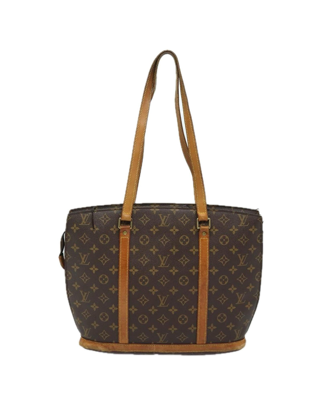 Monogram Canvas Tote Bag with Dual Handles
