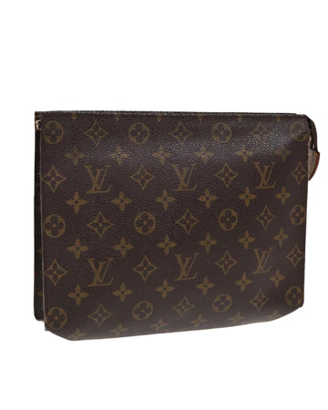 Monogram Canvas Pouch with Classic Design