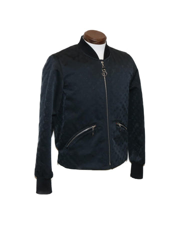 LOUIS VUITTON Mens Reversible Bomber Jacket Black Monogram