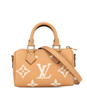Monogram Empreinte Leather Nano Speedy with Adjustable Strap