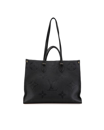 Monogram Empreinte Onthego GM Tote Bag with Multiple Straps and Spacious Interior