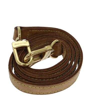 Leather Shoulder Strap with Metal Fittings