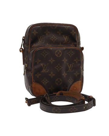Monogram Canvas Shoulder Bag with Adjustable Strap