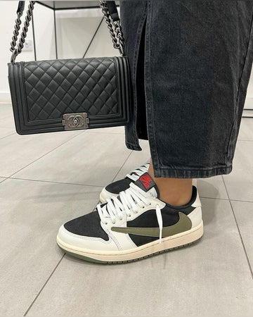 Custom Travis Scott x Fragment x Air Jordan 1 Low DZ4137 106