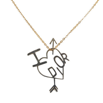 Dior Logo Heart Arrows Collars Gold Mecky Ladies Dior