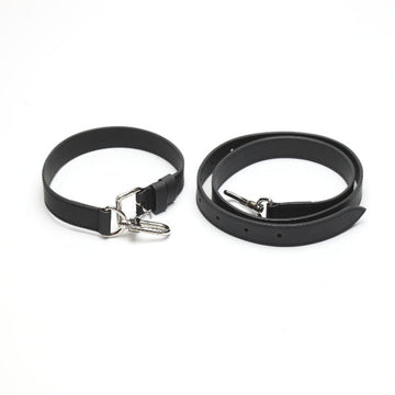 LOUIS VUITTON Shoulder strap M33432  Taiga Leather black Shoulder strap strap For Taiga Blue Marine Women(Unisex) Used
