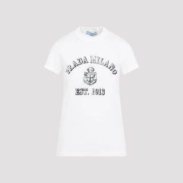 PRADA Cotton T-shirt for Spring/Summer 2025