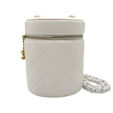 Chanel Vanity Case Quilted Leather