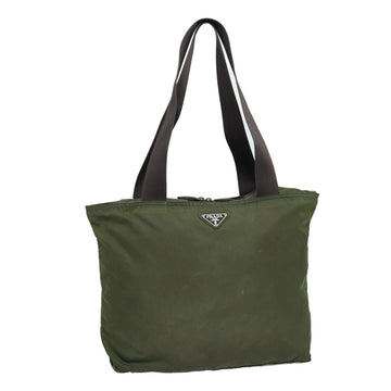 Prada Tessuto Tote Bag Olive Green
