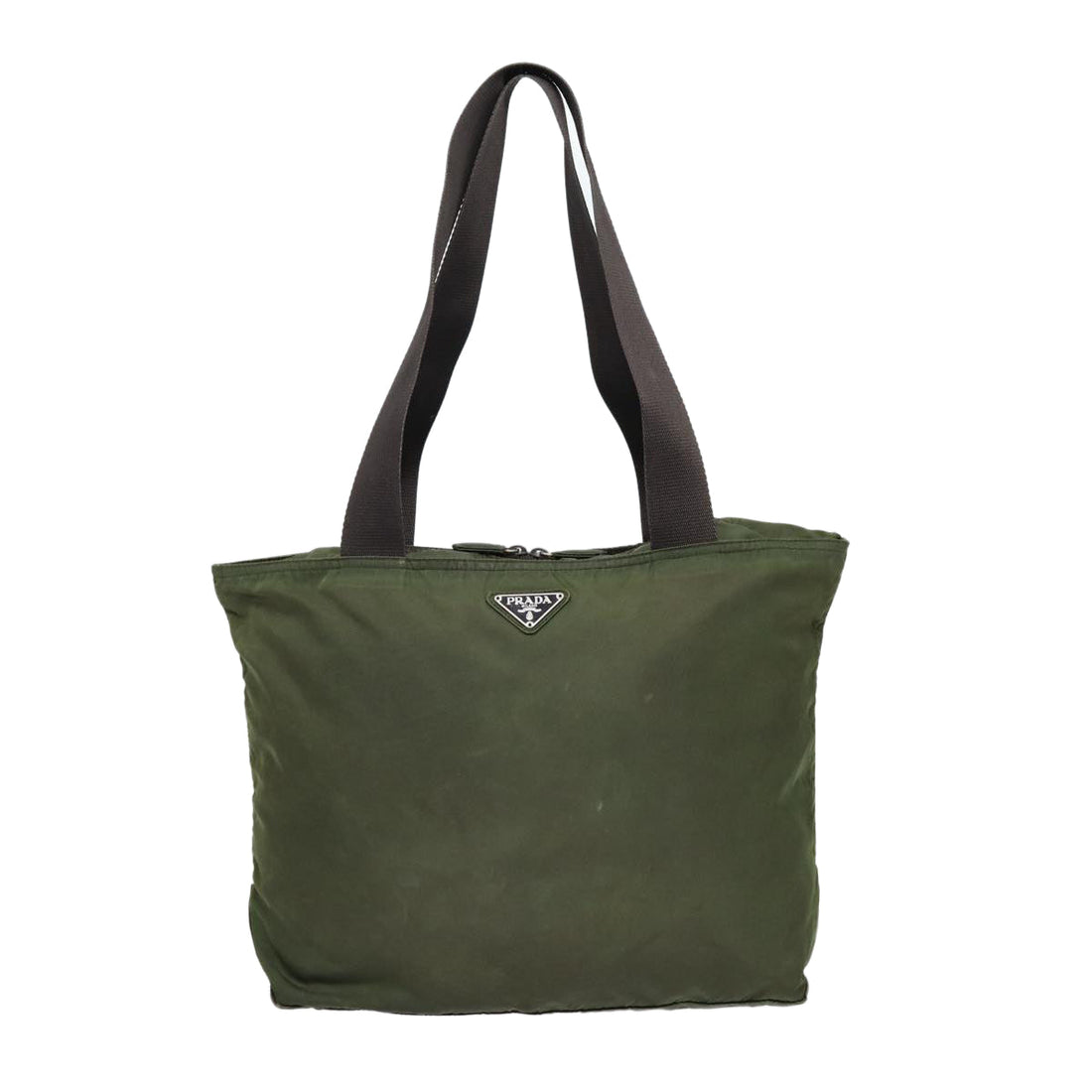 Prada Tessuto Tote Bag Olive Green