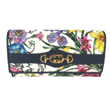 Floral Quilted Wallet Floral Print