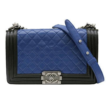 Boy Chanel Shoulder Bag BlueBlack